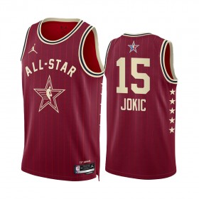 All-Star 2024 Western Conference Nikola Jokic Punainen Pelipaidat Swingman - Miesten